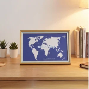 Gold metal photo frame
