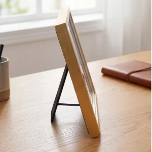 Gold metal photo frame