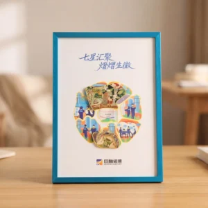 5 x 7 blue picture frame