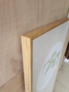 Canvas floater picture frame