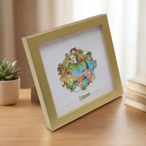 Square Wooden Photo Frame